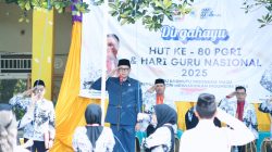 Ketua DPRD Makassar Pimpin Upacara Peringatan HUT ke-80 PGRI dan Hari Guru Nasional 2025